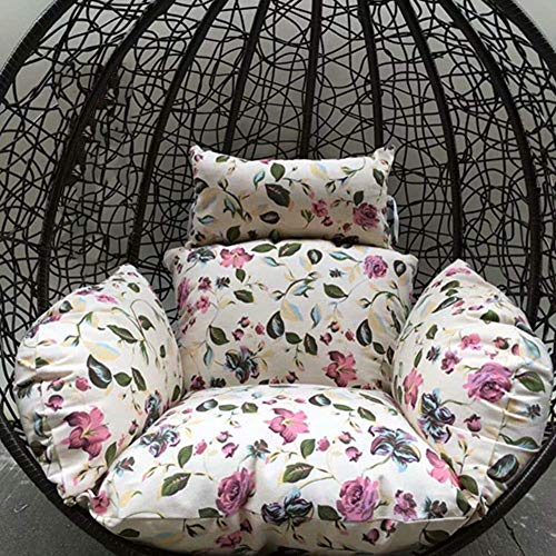 YXFYXF Hanging Uovo Sedia Amaca Cushion.Without stativo Cuscino di Seduta Nido di Spessore con Cuscino Cortile-v (Color : Y)