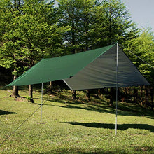 Oumefar Tettoia per Parasole Multifunzionale Rettangolo a Vela Tettoia per Parasole per Esterni ad Alta densità Tettoia per Protezione Solare con Blocco UV per Feste in Giardino(L-Verde Militare)