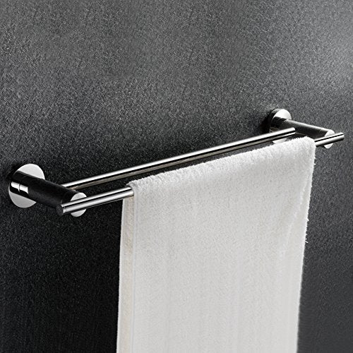 MBYW Portasciugamani Alto carico Portasciugamani da Bagno Porta Asciugamani Porta Asciugamani in Acciaio Inox 304 Spazzolato Doppio Porta Asciugamani Porta Asciugamani, Doppio palo