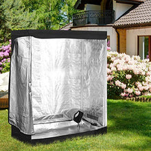 COSTWAY Growbox Tenda Coltivazione Tenda per la Crescita delle Piante Interno (120 x 60 x 180 cm)