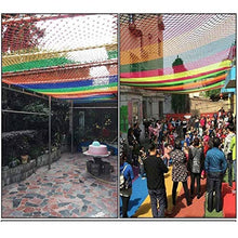 WEIFAN Rete in Corda per decking a Colori, Rete di Sicurezza per Bambini, Altalena per Amaca da Arrampicata per Esterni in Nylon Anti-Caduta Tessuta a Mano e Rete Ecologica