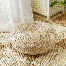 Pouf in Stile Giapponese Lavorato A Mano in Stile Cavo Pouf Cuscino da Pavimento Cuscino Seduta Cuscino, Stanza Imbottita Rotonda Tappetino da Pavimento per Sedile Esterno