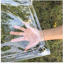Mobili da Giardino Copertina Personalizzata Tela Protezione UV Four Seasons Universale Outdoor Dispositivo Meccanico Telo Occhiellato Retinato (Color : Clear, Size : 1.4x9m)