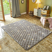 YXXCD Stampa Futon Dormire Tatami Pavimento Tappetino, Traspirante Futon Tatami Tappetinoerasso Tappetino Morbido Thick Giapponese -Brown -a 200x220cm(78x86inch)