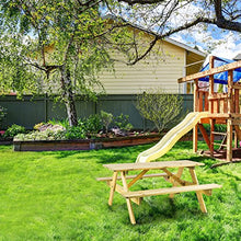 blumfeldt Picknickerchen - Tavolo da Picnic per Bambini, Tavolo da Picnic e da Gioco, Stabile, in Legno di Pino, Resistente agli Agenti Atmosferici, Spessore Legno 2cm, Legno