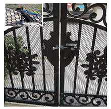 Rete di Plastica Sicurezza Bambini, Rete da Balcone, Recinzione da Giardino Rete da Pollo Rete da Gatto Rete da Riproduzione, Rete di Protezione del Prato Rete da Arrampicata Piante 1x30m Nera