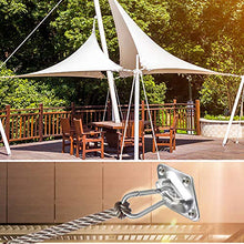 DASIAUTOEM Kit di Fissaggio per Vela Parasole, Kit per Fissaggio Installazione a Vela per Triangolo e Rettangolo, Hardware Kit Tenda a Vela, Kit per Tende da Giardino in Acciaio Inossidabile 304