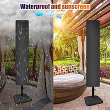 Custodia protettiva per ombrellone, custodia per ombrellone da giardino 210D Oxford, impermeabile, antipolvere, resistente ai raggi UV, con cinghia fissa e borsa per conservazione, 240 x 57 x 57 cm