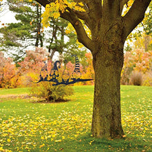 Dan&Dre 2021 Pasqua in Acciaio Ramo di Un Albero Decorazione Elfo Scavato Fuori Statua da Giardino in Acciaio Silhouette in Acciaio Arte Nano Decorazione Ramo Ornamenti per Giardino di casa