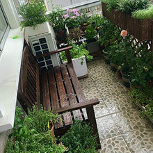 panchine portaoggetti da esterno in legno Deck Box per mobili da giardino, Park Lawn Balcony Portico Panchina da giardino con ripostiglio, Sedia da banco resistente all'acqua per 2-3 persone