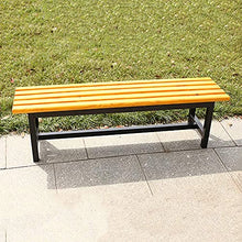 GaoF Panchina da Giardino per Esterni, panchina per terrazza, panchina per Il Tempo Libero, Sedile in Legno massello anticorrosivo 2-3 posti, Sedia da Portico Resistente alle intemperie, Resto del