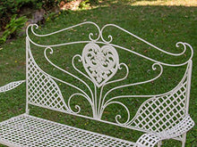 Nostalgia Giardino Panca Ferro Antico Stile mobili in Avorio Giardino