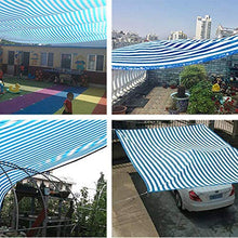shade net XXS Rete per Terrazza Isolante per Esterni Resistente alla Corrosione Strisce Blu E Bianche Terrazza/Balcone/Auto/Tetto/Rivestimento in Polietilene 2 * 2M