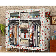 JFFFFWI Armadio Pieghevole in Tessuto Oxford con Struttura in Acciaio Inossidabile Semplice 168 * 45 * 170 (Colore: A)