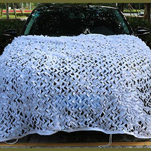AWCPP Netting Camo Netwing Net Net Snow Snow Camouflage Net | Netting Ombra | Rete Di Caccia per la Caccia Della Fiera Decorazione Particolare Della Rete Camouflage,Bianca,7 × 8M.