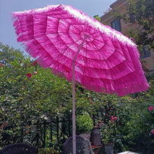 Ombrellone di Simulazione All'aperto, Ombrellone di Paglia di Simulazione, Ombrellone di Simulazione del Colore, Ombrellone da Giardino con Dispositivo di Inclinazione, Ombrellone Hawaiano