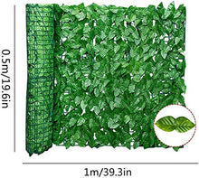 Xinchangda - Schermi di foglie artificiali, per la protezione della privacy, per recinzioni di foglie, balconi, recinzioni decorative per la privacy, per esterni, giardino, cortile, verde