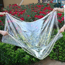LXHONG Telone Impermeabile in PVC con Occhielli，Teloni Trasparenti Resistenti, Shade Garden Net Facile da Pulire Antipioggia A Prova di Polvere per Coperture per Piante 450 Gr，Personalizzabile