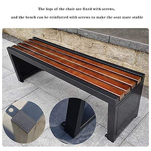GaoF Panchina da Giardino panchina da Giardino panchina da Giardino, Poltrona da Giardino in Metallo massello con terrazza Centro Commerciale 2-3 posti, Sedia da Portico da Cortile Resistente alle