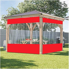 SHIJINHAO Telo Impermeabile Esterno,Pavilion Sides, Impermeabile Heavy Duty Incatramata, Protezione Solare Antivento Cortina D'acqua Con Gli Occhielli, For Patio Portico Giardino Gazebo, Personalizzab