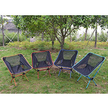 Oeternity Sedia Pieghevole Portatile da Esterno Ultra-Leggero, Portatile, Traspirante E Confortevole, Molto Adatto per attività All'aperto, Campeggio, Escursionismo, Picnic, Pesca,Rosso