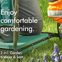 Lovela Ginocchiera da Giardino 2in1 con Maniglie e Panca Imbottita in Schiuma Borsa for Attrezzi Inclusa