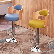 ZYF Sgabelli da Bar Sollevamento Sgabello Girevole sedie for Pianale da Cucina Cafe House Uso Commerciale (Color : Green)