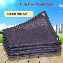 Rete ombreggiante Panno Oscurante per Tende Oscuranti Nero 8 Pin per Copertura per Pergola, Fienile O Allevamento - Tasso di Ombreggiamento del 90% (Size : 3x5M)