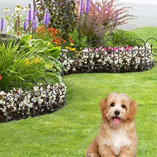Biggystar Recinzione del Giardino più Nuovo di Stile retrò Paesaggio Ruggine Proof Plastic Decoration Garden Border Border Design con antigelo Fences Protective Fences Barriera Bordatura per Superior
