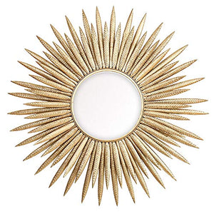 Specchio per bagno a parete specchio da trucco moderno stile minimalista HD/design tridimensionale/ruggine specchio da parete tondo specchio per corridoio in ferro battuto，soggiorno/corridoio 86*86