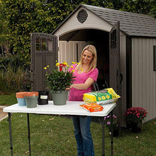 Nestling® Tavolo pieghevole multifunzionale portatile per campeggio, tavolo da pranzo, per attività all'aria aperta, picnic, barbecue, feste in giardino, bagagliaio auto guida, tavolo da 1,2 m