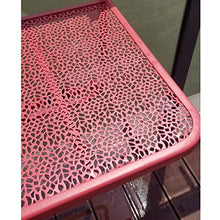 GHHZZQ 2021 semplicità Moderna Tavolo Pieghevole A Muro per Balcone Impermeabile Anti Ruggine Portafiori Pieghevole Tavolino da tè da Esterno, 60x40cm (Color : Orange)