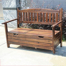 AIOEJP Armadietto da Giardino Esterno Esterni in Legno Scatola Portaoggetti Portico Anteriore E Posti A Sedere All'aperto con Maniglie Portatili per Giardino
