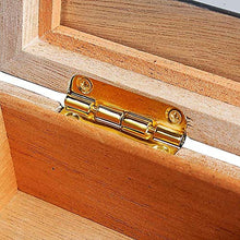 Minmin Cigar Box Small Mellow Legno di Cedro Idratante Box Piano vernice trasparente in vetro Tetto apribile Cigar Box, due stili, 240x185x50mm, 266x180x50mm accessori del sigaro