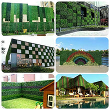 TTIK Siepe Sintetica Sempreverde Verde da Parete Verticale per Piante Protezione della Privacy per Esterni per Balcone Giardino Recinto Matrimonio 50×50CM
