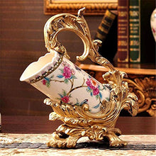 YaGFeng Decorazione Portabottiglie in Ceramica Fashion Wine Rack Ceramica della Decorazione della casa dell'ornamento Wine Rack Sticker Glaze Cracked Ceramic Wine Rack Portabottiglie da Tavolo