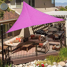 Tende da Sole, Triangolare Parasole Esterno Vele Parasole, Vela Ombreggiante, Protezione Raggi UV Vela Tenda, Impermeabile Vele Ombreggianti (3×4×5m,Rosa)