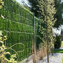 FairyTrees Copertura per Recinzione, Tenda da Giardino, Copertura per mascheratura, siepe Artificiale GreenFences, Imitazione di Pino, Colore Verde Chiaro, PVC, Altezza 150cm, 1m