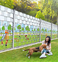 MyMaxxi Felder - Protezione per recinzione, Playing Kids F3, molti campi combinabili, strisce di protezione per recinzione a doppia asta, protezione dal vento, in poliestere