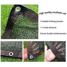 YTQ 38% Tessuto Ombreggiante Passacavo per Fascia Perimetrale Leggero E Traspirante Adatto per Piante Recinzione da Giardino Vela Ombreggiante per Esterni Riduci UV Nero(Size:5m x 8m)