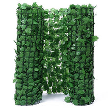 Zelsius - Rete di protezione per privacy e antivento, decorata con foglie di edera, ideale per terrazza, balcone e giardino