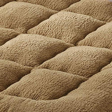 GCP Cashmere Trapuntato Materasso Tatami Futon,Giapponese Reversibile Home Sleeping Pad con Banda Elastica,Futon Pavimento Mat