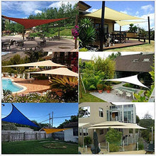 Vele parasole LQ Parasole Sail Triangolo Canopy, Spessa Ombra Esterna Block, Impermeabile, Resistente, Resistente allo Strappo, for la Piattaforma, Patio, Pergola, Giardino, Panno all'ombra