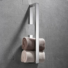 Melairy Bagno Portasciugamani 40CM Autoadesivo Per Porta Salviette in Acciaio Inossidabile Porta Asciugamano Cromo