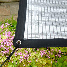 FF Rete ombreggiante Telo coprentezza al 75% con Paralume, Argento Riflettente stagnola in Lamina di Alluminio per Copertura vegetale Serra (Size : 2×4M)