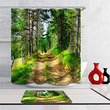 LIYAN Combinazione Bagno. Immagini Chiare E Colori Vivaci Rendono Il Tuo Bagno Pieno di Vita. Accessori da Bagno. Il Sentiero nella Foresta.