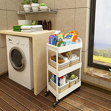&ripiano di stoccaggio Cremagliera carrello con portaoggetti da cucina rotondo per bambini Scaffale di finitura