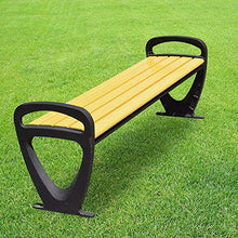 Panchina da Giardino panchina da Giardino, Sedia Lounge da terrazza con braccioli, Sedili da Cortile Resistenti alla corrosione con Struttura in Metallo, Adatto per Portico, Cortile, Piscina