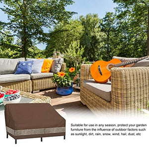 Eillybird - Copertura per mobili da giardino, impermeabile, antipolvere, protezione per mobili da giardino, 137 x 96 x 73 cm