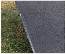 Mirui 90% Paralume in Tessuto Ombra Panno Sole con Occhielli for Pergola Copertura della Volta Nero (Dimensioni: 8m x 8m) Dimensione: 6m x 8m (Size : 4m x 4m)